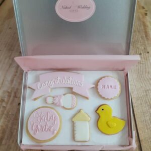 It's a Girl Biscuit Set
