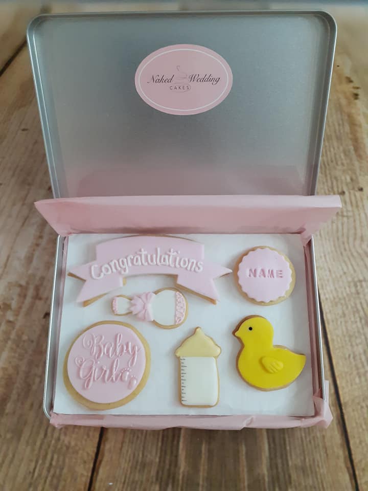 It's a Girl Biscuit Set