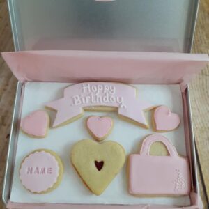 Handbag and Heart's Biscuit Set