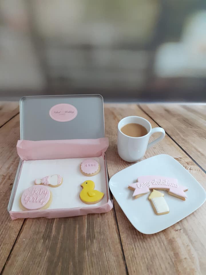It's a Girl Biscuit Set - Image 2